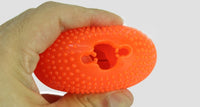 HKM-739987 Satsuma Bite-Resistant Dog Puzzle Toy with Food Dispensing Feature - Available in Three Sizes