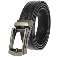 HKM-741971 Men's Cowhide Ratchet Belt with Custom Logo Option, Model LY33-2211-5