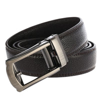 HKM-741971 Men's Cowhide Ratchet Belt with Custom Logo Option, Model LY33-2211-5
