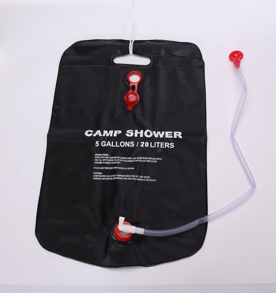 KTX-397651 Portable PVC Outdoor Camping Shower Water Bag for Travel Use