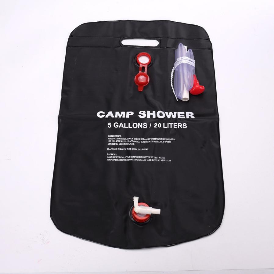 KTX-397651 Portable PVC Outdoor Camping Shower Water Bag for Travel Use