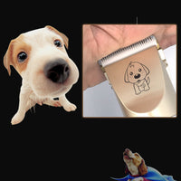 HKM-655059 Professional Pet Dog and Cat Grooming Clippers with Adjustable Titanium Ceramic Blades and USB Charging