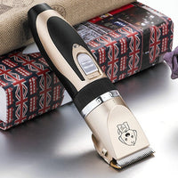 HKM-655059 Professional Pet Dog and Cat Grooming Clippers with Adjustable Titanium Ceramic Blades and USB Charging