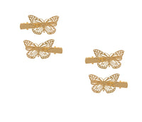 HKM-833235 Three-Dimensional Butterfly Bow Hairpin in 18K Electroplated Metal