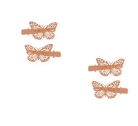 HKM-833235 Three-Dimensional Butterfly Bow Hairpin in 18K Electroplated Metal