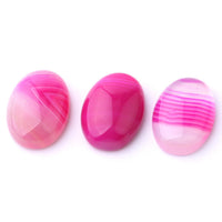 HKM-350675 Natural Agate Stone DIY Accessories - Convex, Round & Flat Bottom, Various Sizes Available
