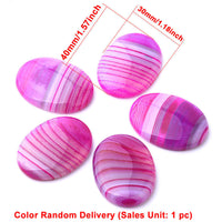 HKM-350675 Natural Agate Stone DIY Accessories - Convex, Round & Flat Bottom, Various Sizes Available