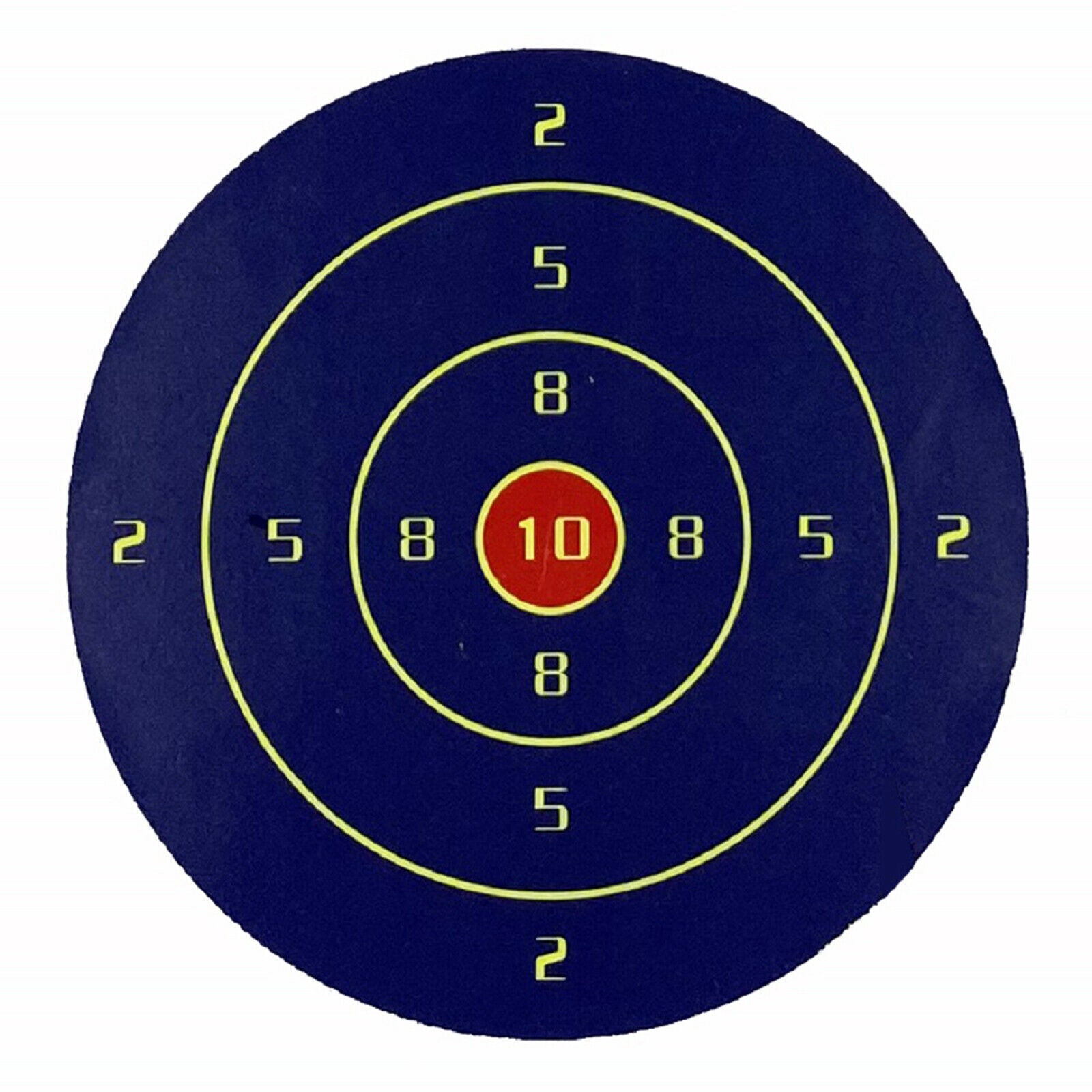 KTX-350355 Splash-Color Target Stickers for Shooting Practice - Self-Adhesive, 200 Sheets per Roll, 10cm Diameter