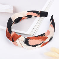 HKM-635475 Leopard Print Cloth Headband for Unisex Wear