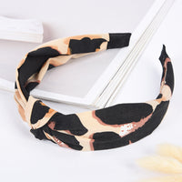 HKM-635475 Leopard Print Cloth Headband for Unisex Wear