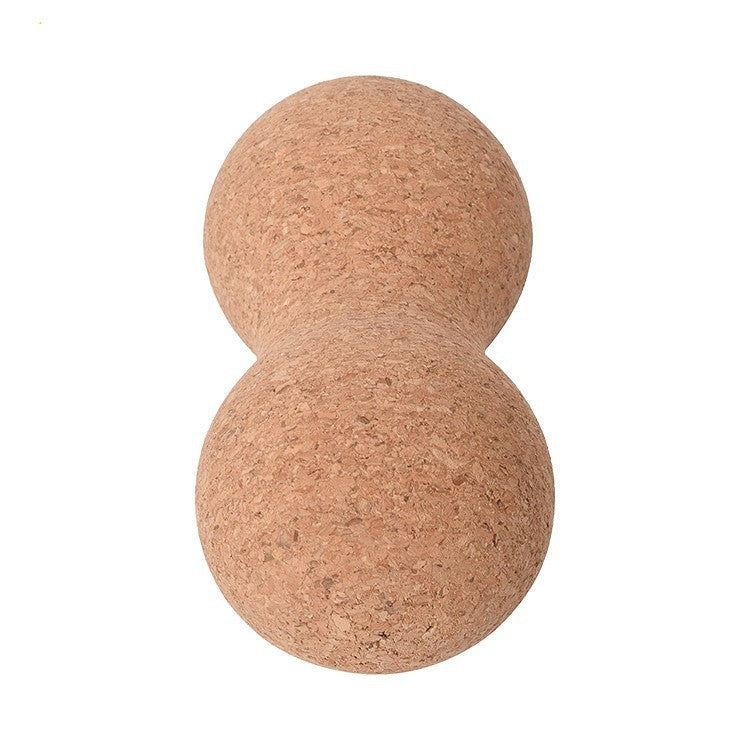 HKM-445075 Cork Peanut Ball for Yoga and Exercise Support