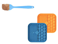 HKM-911699 Silicone Licking Mat for Pets - Slow Feeding Bowl for Dogs and Cats, Small and Large Sizes Available