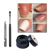 HKM-415059 Nail Repair Glue Set - 5ml for Home Use, Moisturizing Formula for Healthy Nails