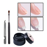 HKM-415059 Nail Repair Glue Set - 5ml for Home Use, Moisturizing Formula for Healthy Nails