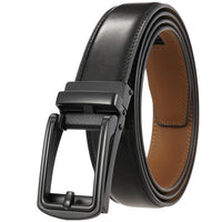 HKM-411987 Men's Casual Belt with Zinc Alloy Buckle, 3.0CM Width - Model LY33-000015-2