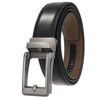 HKM-411987 Men's Casual Belt with Zinc Alloy Buckle, 3.0CM Width - Model LY33-000015-2