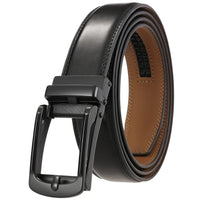 HKM-411987 Men's Casual Belt with Zinc Alloy Buckle, 3.0CM Width - Model LY33-000015-2