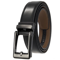 HKM-411987 Men's Casual Belt with Zinc Alloy Buckle, 3.0CM Width - Model LY33-000015-2