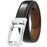 HKM-411987 Men's Casual Belt with Zinc Alloy Buckle, 3.0CM Width - Model LY33-000015-2