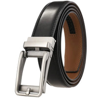 HKM-411987 Men's Casual Belt with Zinc Alloy Buckle, 3.0CM Width - Model LY33-000015-2