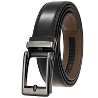 HKM-411987 Men's Casual Belt with Zinc Alloy Buckle, 3.0CM Width - Model LY33-000015-2