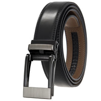 HKM-411987 Men's Casual Belt with Zinc Alloy Buckle, 3.0CM Width - Model LY33-000015-2