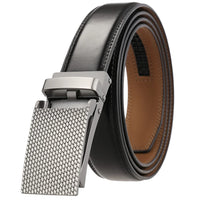 HKM-411987 Men's Casual Belt with Zinc Alloy Buckle, 3.0CM Width - Model LY33-000015-2