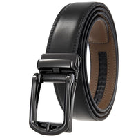 HKM-411987 Men's Casual Belt with Zinc Alloy Buckle, 3.0CM Width - Model LY33-000015-2