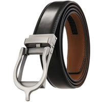HKM-411987 Men's Casual Belt with Zinc Alloy Buckle, 3.0CM Width - Model LY33-000015-2