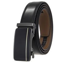 HKM-411987 Men's Casual Belt with Zinc Alloy Buckle, 3.0CM Width - Model LY33-000015-2