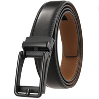 HKM-411987 Men's Casual Belt with Zinc Alloy Buckle, 3.0CM Width - Model LY33-000015-2