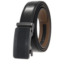 HKM-411987 Men's Casual Belt with Zinc Alloy Buckle, 3.0CM Width - Model LY33-000015-2