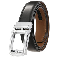 HKM-411987 Men's Casual Belt with Zinc Alloy Buckle, 3.0CM Width - Model LY33-000015-2