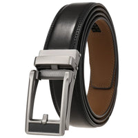 HKM-411987 Men's Casual Belt with Zinc Alloy Buckle, 3.0CM Width - Model LY33-000015-2