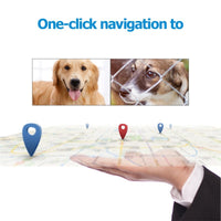 HKM-638739 GPS Pet Tracking Collar with Real-Time Positioning and Voice Monitoring for Dogs, Adjustable Design in Blue and Black