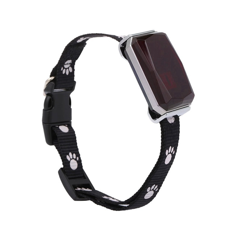 HKM-638739 GPS Pet Tracking Collar with Real-Time Positioning and Voice Monitoring for Dogs, Adjustable Design in Blue and Black