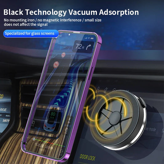 KTX-360147 Magnetic Suction Cup Phone Holder for Car Windshield – Universal Double-Sided Design