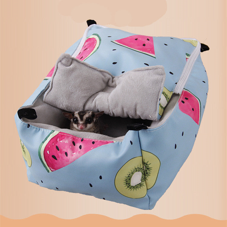 HKM-481107 Cozy Cotton Anti-Biting Hanging House for Small Pets - My Neighbor Totoro Design
