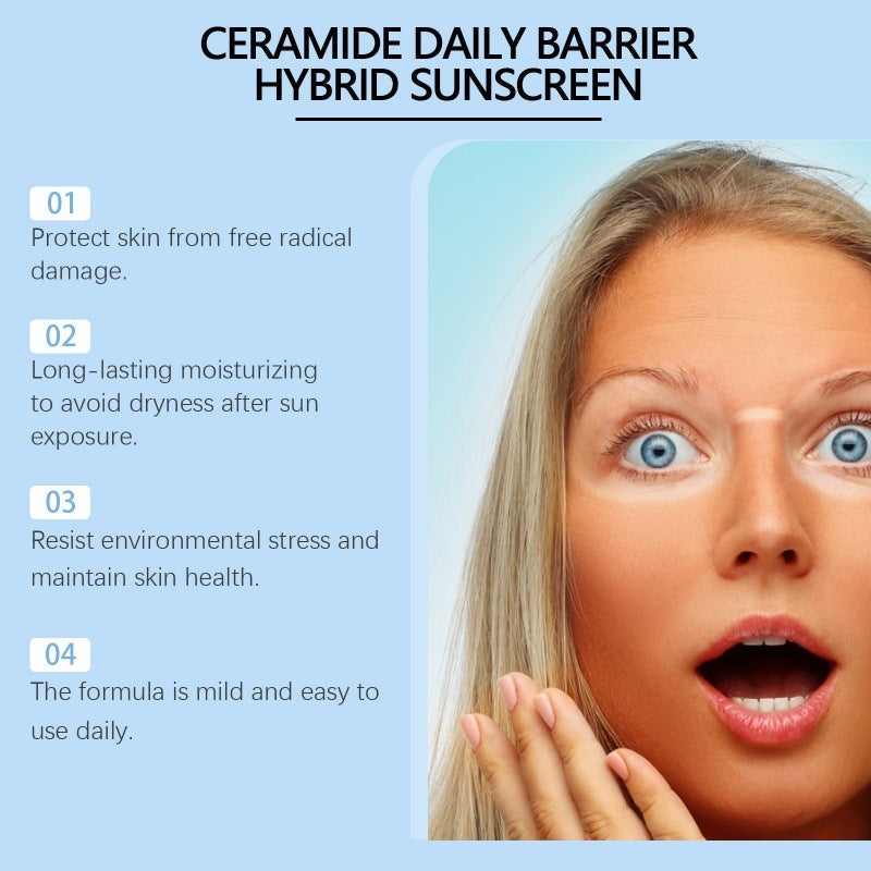 HKM-636115 Ceramide Protective Cream for Moisturizing and Skin Repair - 50g