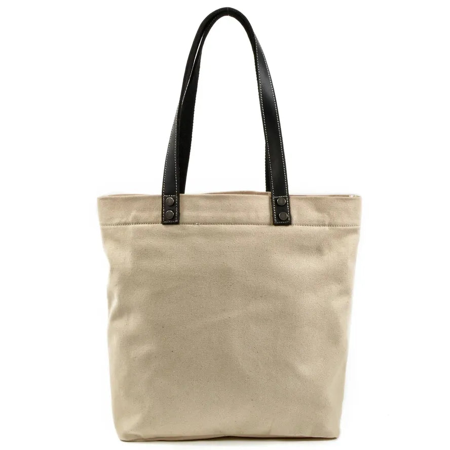 KTX-742163 Waterproof Waxed Canvas Women's Shoulder Handbag with Large Capacity and Retro Style