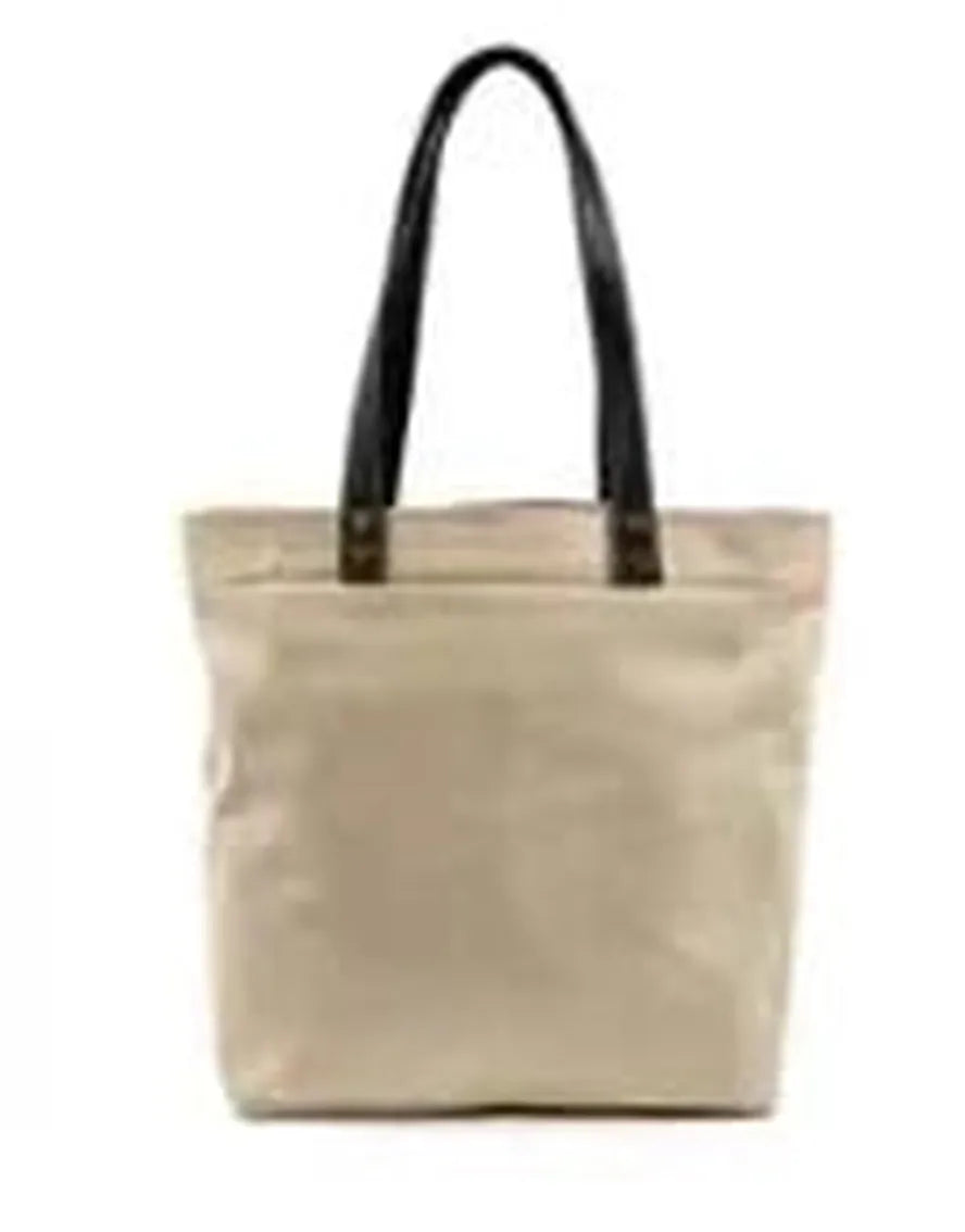 KTX-742163 Waterproof Waxed Canvas Women's Shoulder Handbag with Large Capacity and Retro Style