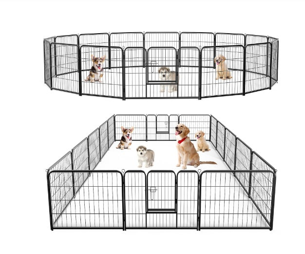 HKM-484883 Durable Indoor Dog Fence with Secure Lock System – Multiple Sizes Available