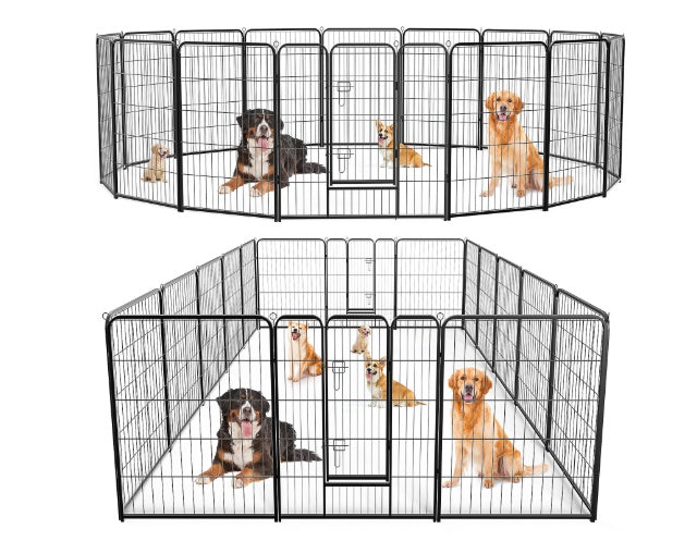 HKM-484883 Durable Indoor Dog Fence with Secure Lock System – Multiple Sizes Available