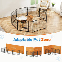 HKM-484883 Durable Indoor Dog Fence with Secure Lock System – Multiple Sizes Available