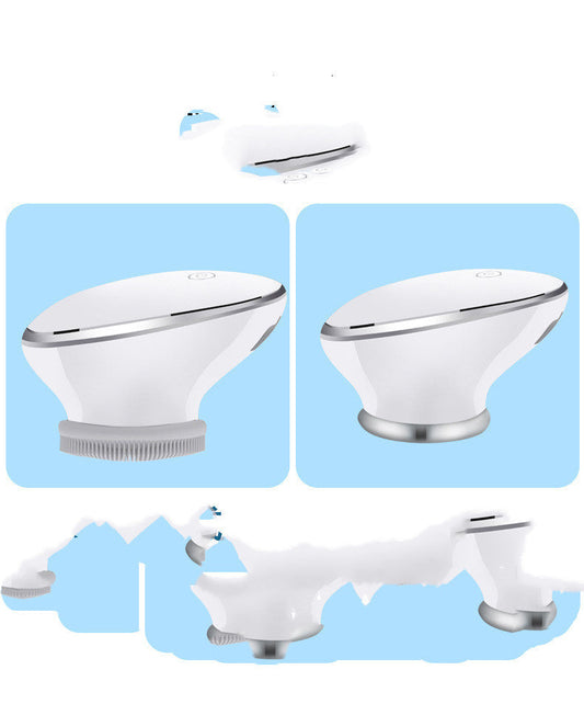 HKM-561875 Silicone Ultrasonic Facial Cleanser and Mask Applicator for Effective Facial Care