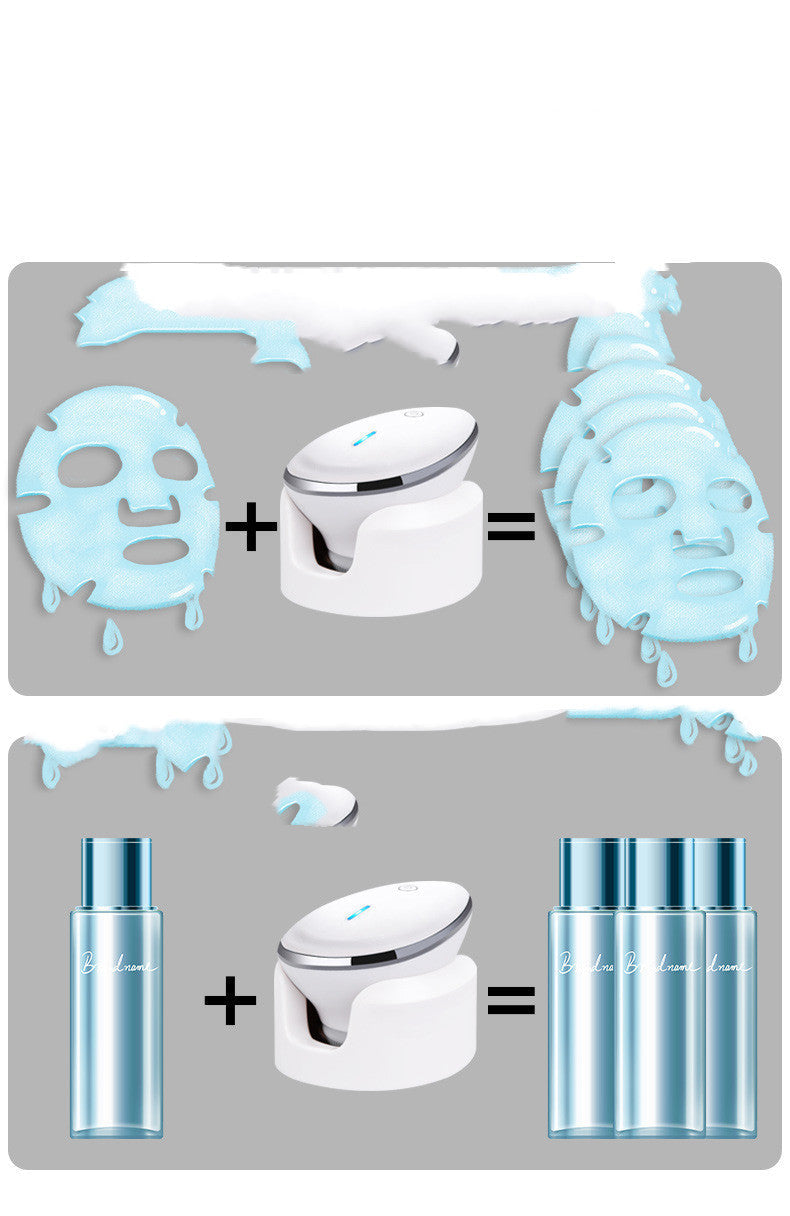HKM-561875 Silicone Ultrasonic Facial Cleanser and Mask Applicator for Effective Facial Care