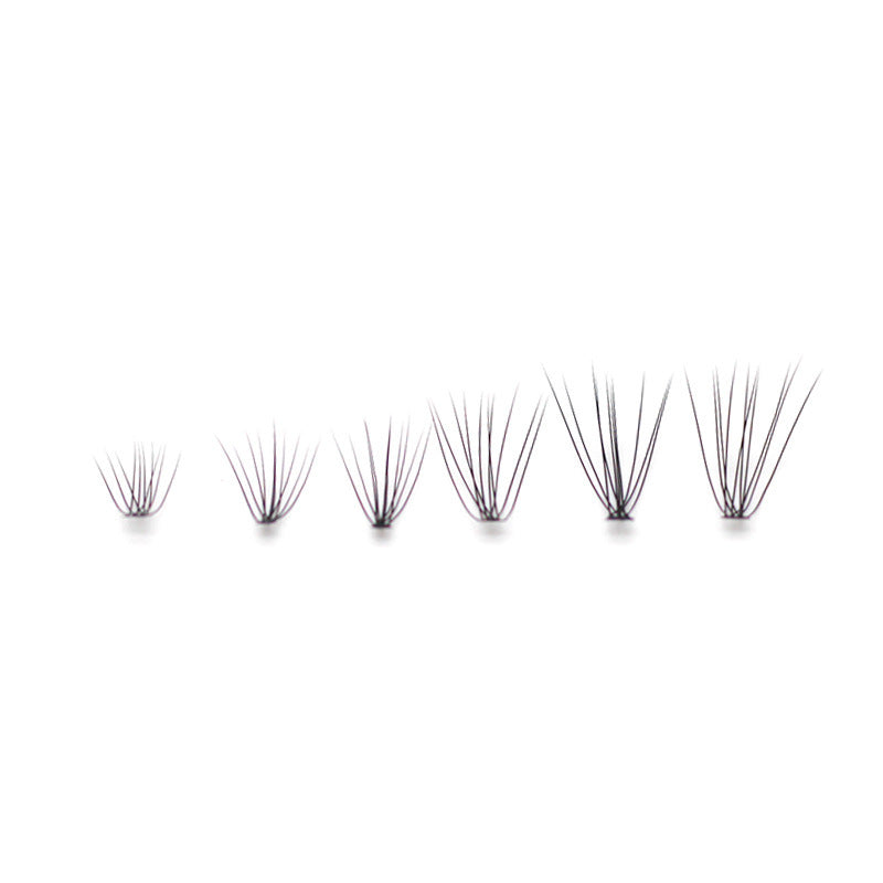 HKM-075923 0.1 Thick Single Cluster Grafted False Eyelashes - 60 Natural Look Tufts in Various Lengths