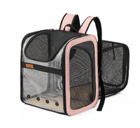 HKM-673939 Expandable Portable Cat Carrier Bag – Breathable Oxford Cloth Design