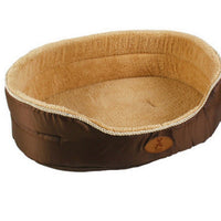 HKM-709331 HOOPET Coffee Kennel - Plush Shu Cotton Wool/Fleece Suede Nest for Pets (Multiple Sizes Available)