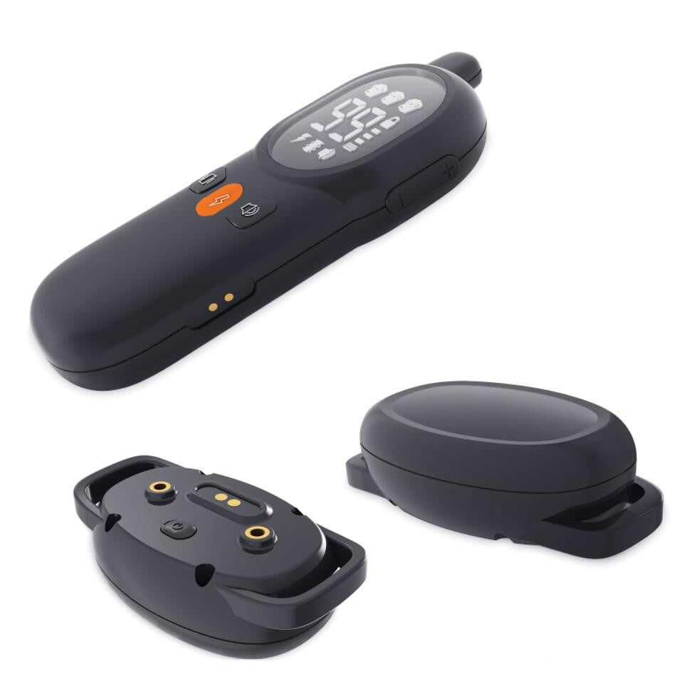 HKM-516499 Rechargeable Wireless Shock Dog Training Collar with Adjustable Stimulation Levels and Accessories